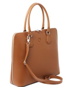 Donna Tuscany Leather | Magnolia Borsa Business In Pelle Per Donna Tl141809 Cognac