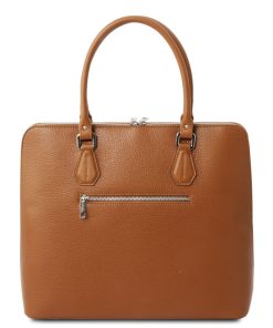 Donna Tuscany Leather | Magnolia Borsa Business In Pelle Per Donna Tl141809 Cognac