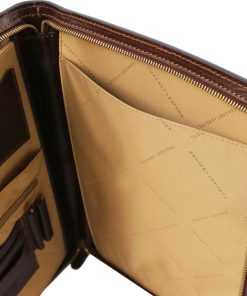 Ufficio Tuscany Leather | Ottavio - Esclusivo Portadocumenti In Pelle Tl141294 Marrone