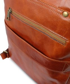 Ufficio Tuscany Leather | Bangkok Zaino Porta Notebook In Pelle Misura Grande Tl141987 Miele