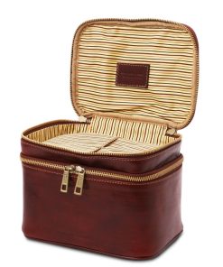 Uomo Tuscany Leather | Eliot Beauty Case In Pelle Tl142045 Marrone