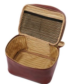 Uomo Tuscany Leather | Eliot Beauty Case In Pelle Tl142045 Marrone