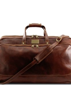 Viaggio Tuscany Leather | Bora Bora - Borsa-Trolley In Pelle - Misura Grande Tl3067 Marrone