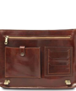 Ufficio Tuscany Leather | Siena Borsa Da Lavoro In Pelle 2 Scomparti Tl142243 Marrone