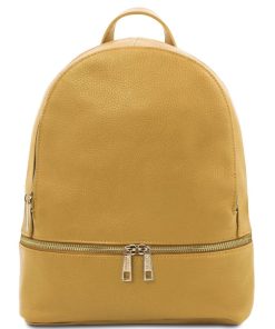 Donna Tuscany Leather | Tl Bag Zaino In Pelle Morbida Tl142280 Giallo Pastello