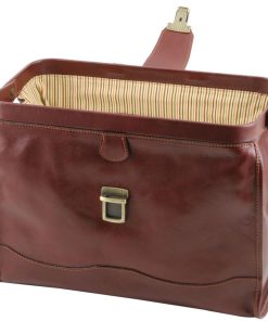 Ufficio Tuscany Leather | Raffaello Borsa Medico In Pelle Tl141852 Marrone