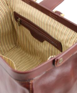 Ufficio Tuscany Leather | Raffaello Borsa Medico In Pelle Tl141852 Marrone