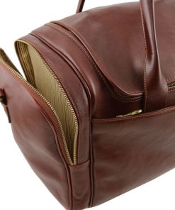 Viaggio Tuscany Leather | Tl Voyager Borsone Viaggio In Pelle Tl142141 Marrone