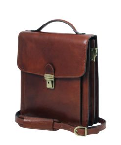 Uomo Tuscany Leather | David - Borsello In Pelle A Tracolla Piccolo Tl141425 Miele