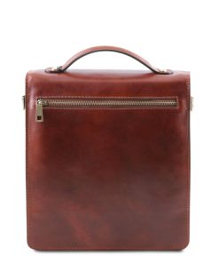 Uomo Tuscany Leather | David - Borsello In Pelle A Tracolla Piccolo Tl141425 Miele