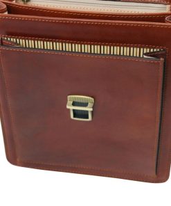 Uomo Tuscany Leather | David - Borsello In Pelle A Tracolla Piccolo Tl141425 Miele