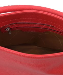 Donna Tuscany Leather | Tl Bag Borsa A Mano In Pelle Morbida Tl142087 Rosso Lipstick