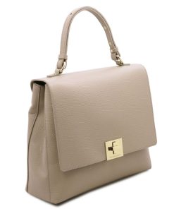 Donna Tuscany Leather | Silene Borsa A Mano In Pelle Convertibile A Zaino Tl142152 Talpa Chiaro