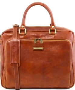 Ufficio Tuscany Leather | Pisa Borsa Da Lavoro Porta Computer In Pelle Tl141660 Miele