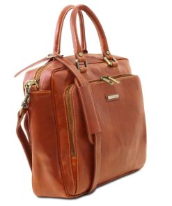 Ufficio Tuscany Leather | Pisa Borsa Da Lavoro Porta Computer In Pelle Tl141660 Miele