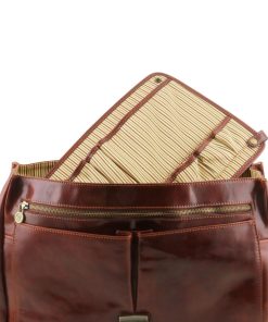 Ufficio Tuscany Leather | Tl Smart Module - Modulo Multifunzione Con Tasche Tl141465 Marrone