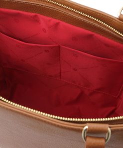 Donna Tuscany Leather | Clara Borsa A Mano In Pelle Tl142313 Cognac