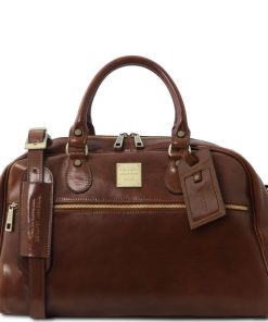 Viaggio Tuscany Leather | Magellano Set Da Viaggio In Pelle Tl141258 Marrone