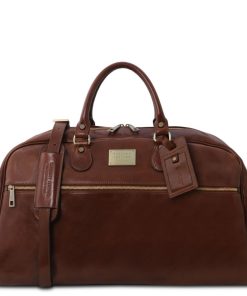 Viaggio Tuscany Leather | Magellano Set Da Viaggio In Pelle Tl141258 Marrone