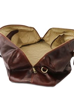 Viaggio Tuscany Leather | Tl Voyager Borsa Da Viaggio In Pelle Grande Tl141247 Marrone