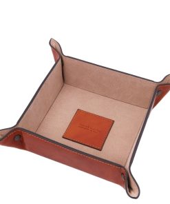 Ufficio Tuscany Leather | Sottomano Con Ribalta, Tappetino Mouse, Vuotatasche Tl142162 Miele