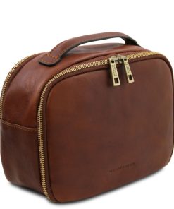 Uomo Tuscany Leather | Marvin Beauty Case In Pelle Tl142326 Marrone