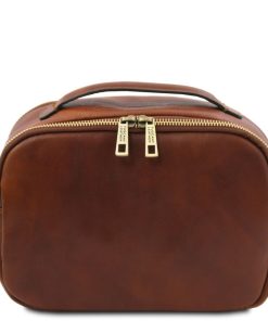 Uomo Tuscany Leather | Marvin Beauty Case In Pelle Tl142326 Marrone