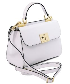 Donna Tuscany Leather | Armonia Borsa A Mano In Pelle Tl142286 Bianco