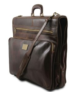 Viaggio Tuscany Leather | Deluxe Set Da Viaggio In Pelle Tl142266 Testa Di Moro