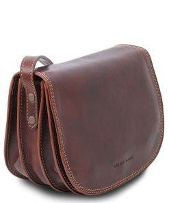 Donna Tuscany Leather | Isabella - Borsa In Pelle Da Donna Tl9031 Marrone