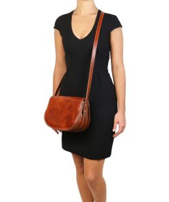 Donna Tuscany Leather | Isabella - Borsa In Pelle Da Donna Tl9031 Marrone