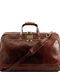 Viaggio Tuscany Leather | Bora Bora - Borsa-Trolley In Pelle - Misura Piccola Tl3065 Marrone