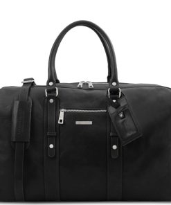 Viaggio Tuscany Leather | Tl Voyager Borsa Da Viaggio In Pelle Tl142140 Nero