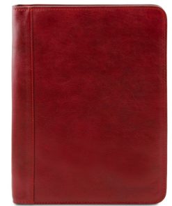 Ufficio Tuscany Leather | Luigi Xiv Portadocumenti Con Cerniera Tl141287 Rosso