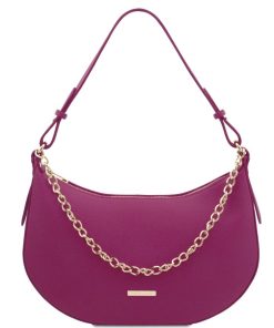 Donna Tuscany Leather | Laura Borsa A Tracolla In Pelle Tl142227 Prugna