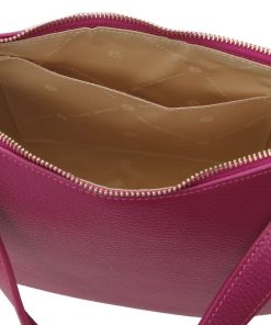 Donna Tuscany Leather | Laura Borsa A Tracolla In Pelle Tl142227 Prugna