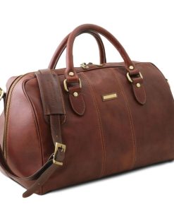 Viaggio Tuscany Leather | Lisbona Set Da Viaggio In Pelle Tl141659 Marrone