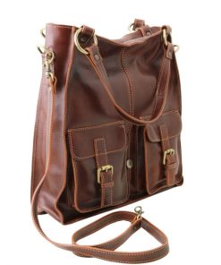 Donna Tuscany Leather | Melissa - Borsa Donna In Pelle Tl140928 Marrone