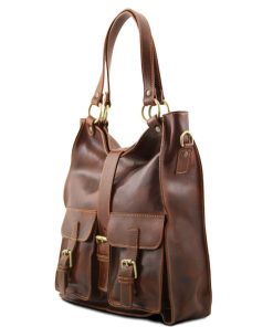 Donna Tuscany Leather | Melissa - Borsa Donna In Pelle Tl140928 Marrone