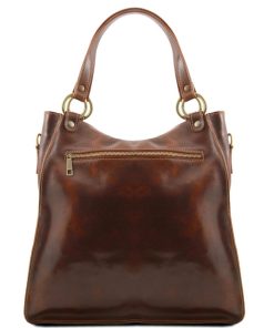 Donna Tuscany Leather | Melissa - Borsa Donna In Pelle Tl140928 Marrone