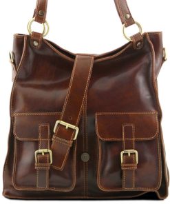 Donna Tuscany Leather | Melissa - Borsa Donna In Pelle Tl140928 Marrone