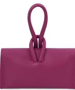 Donna Tuscany Leather | Tl Bag Pochette In Pelle Tl141990 Prugna