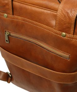 Ufficio Tuscany Leather | Bangkok Zaino Porta Computer In Pelle - Misura Grande Tl142336 Naturale