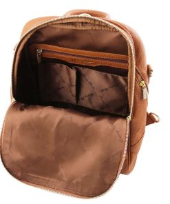 Donna Tuscany Leather | Tl Bag - Zaino Da Donna In Pelle Morbida Tl141376 Cognac