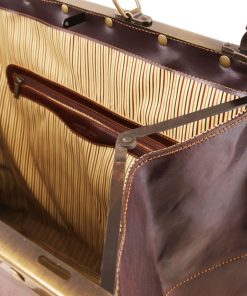 Viaggio Tuscany Leather | Madrid - Borsa Da Viaggio In Pelle - Misura Piccola Tl1023 Marrone