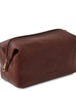 Uomo Tuscany Leather | Smarty - Beauty Case In Pelle - Misura Grande Tl141219 Marrone