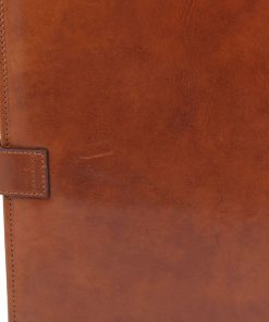 Ufficio Tuscany Leather | Adriano Portadocumenti In Pelle Chiusura Con Bottone Tl141203 Miele