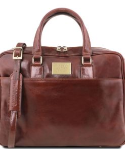 Ufficio Tuscany Leather | Urbino Borsa Porta Computer In Pelle Tl141894 Marrone